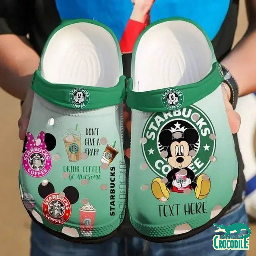 Mickey Mouse Cartoon Crocs Crocband Clogs Shoes Comfortable For Men Women and Kids