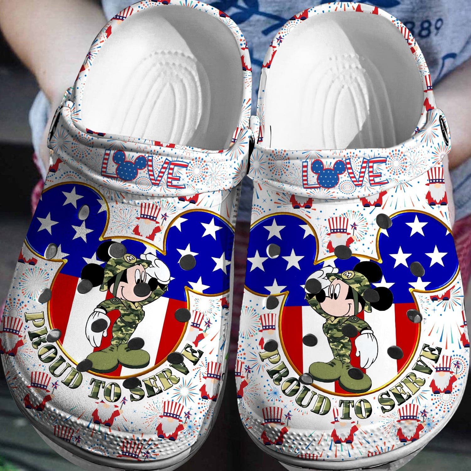 Mickey Mouse Cartoon Crocs Crocband Clogs Shoes Comfortable For Men Women and Kids