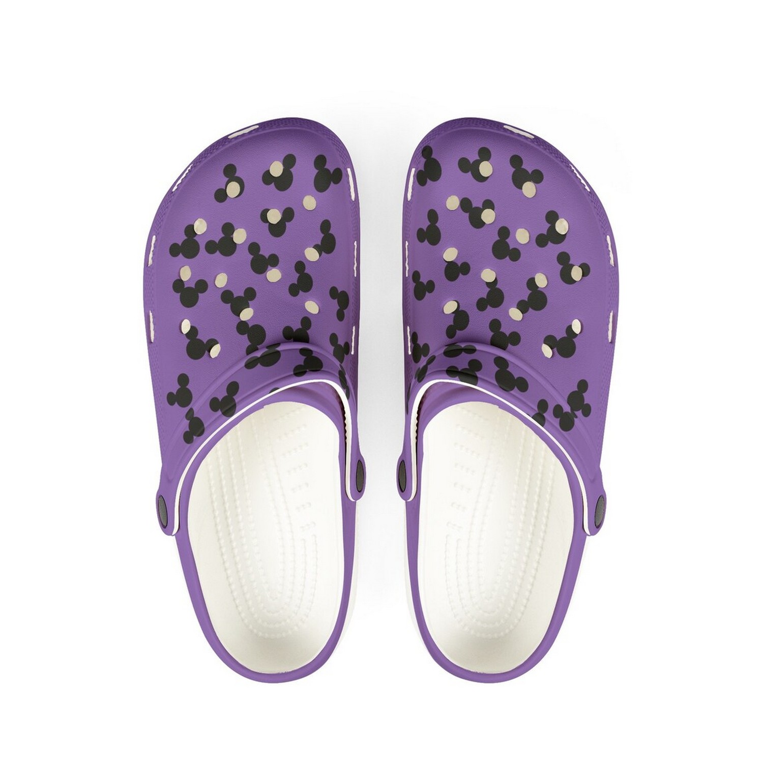 Mickey Mouse Cartoon Crocs Crocband Clogs Shoes Comfortable For Men Women and Kids