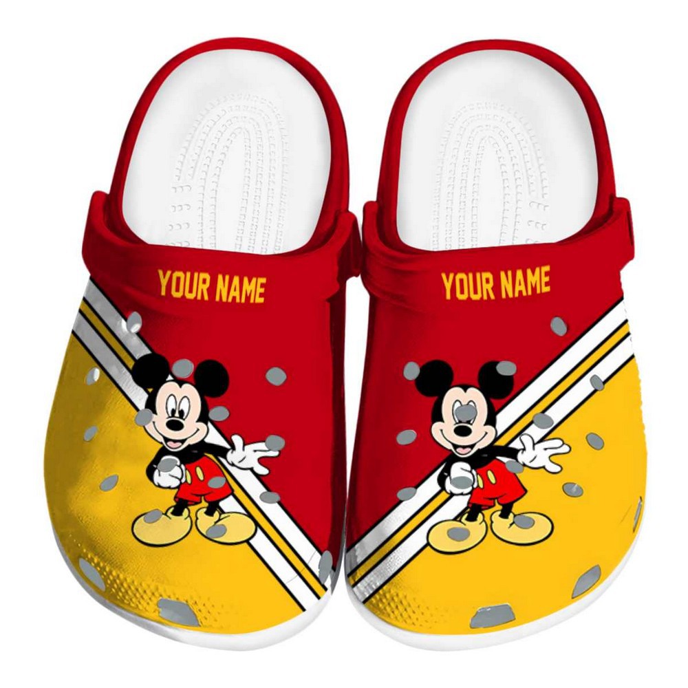 Mickey Mouse Cartoon Crocs Crocband Clogs Shoes Comfortable For Men Women and Kids