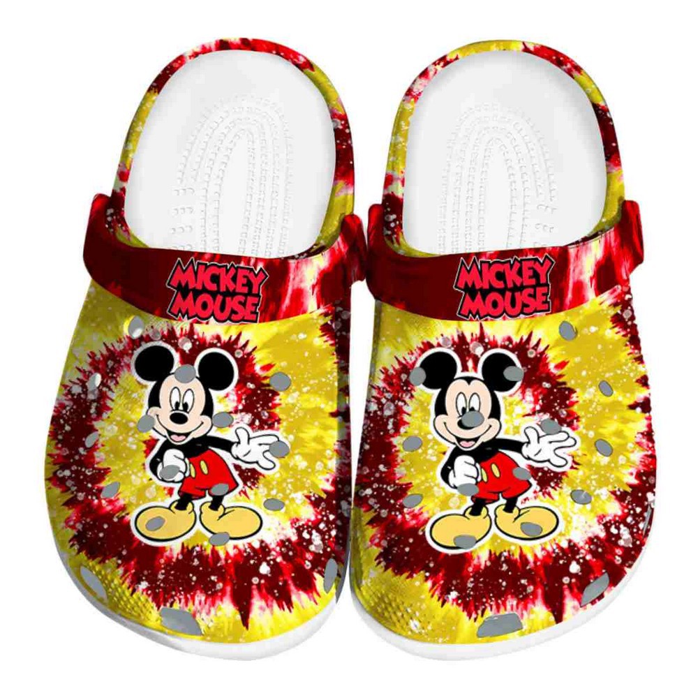 Mickey Mouse Cartoon Crocs Crocband Clogs Shoes Comfortable For Men Women and Kids