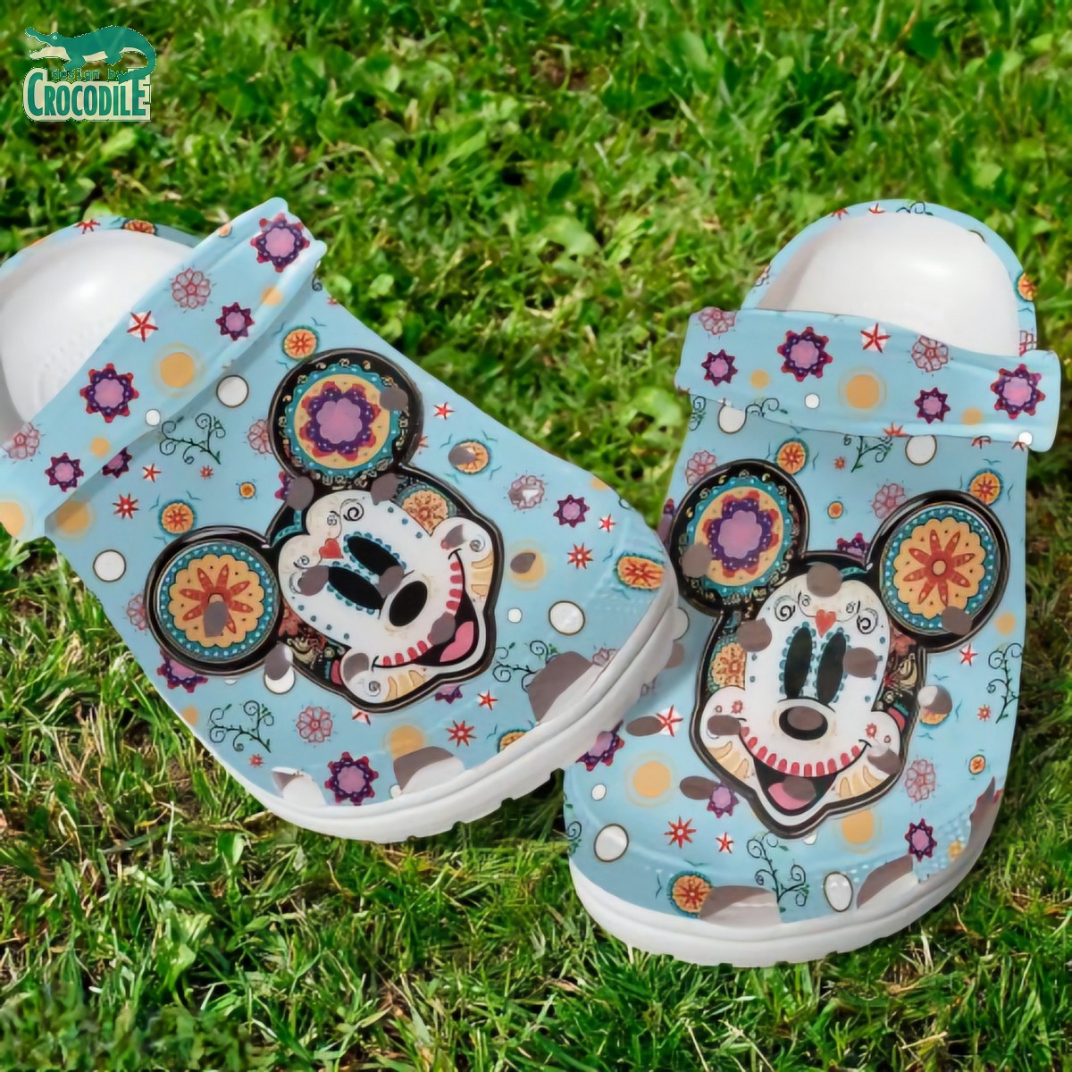 Mickey Mouse Cartoon Crocs Crocband Clogs Shoes Comfortable For Men Women and Kids