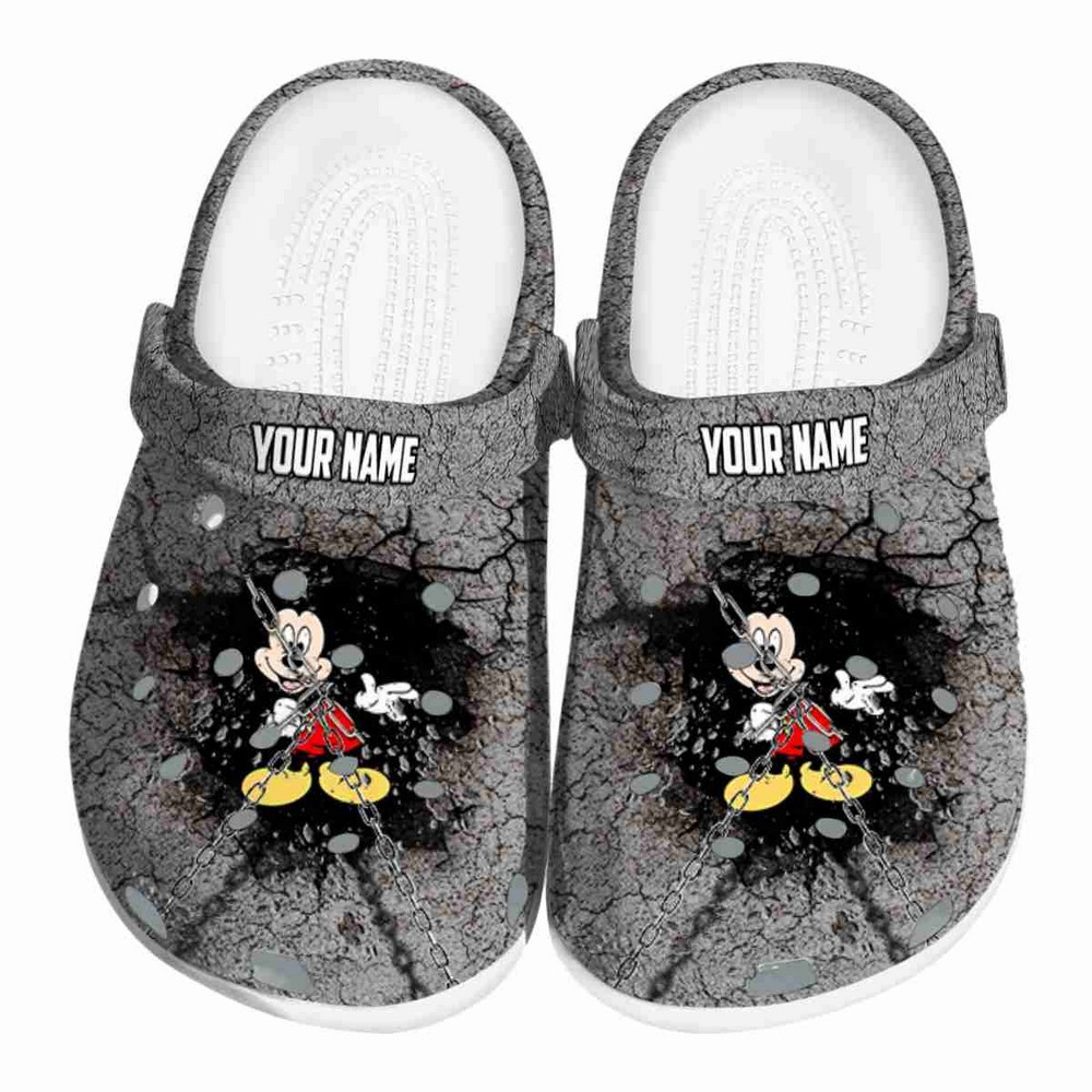 Mickey Mouse Cartoon Crocs Crocband Clogs Shoes Comfortable For Men Women and Kids