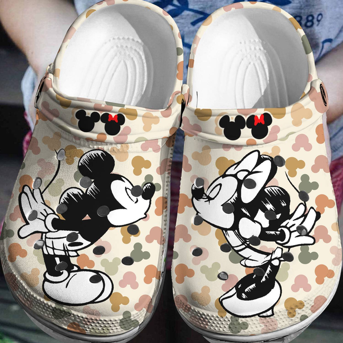 Mickey Mouse Cartoon Crocs Crocband Clogs Shoes Comfortable For Men Women and Kids - Image 4
