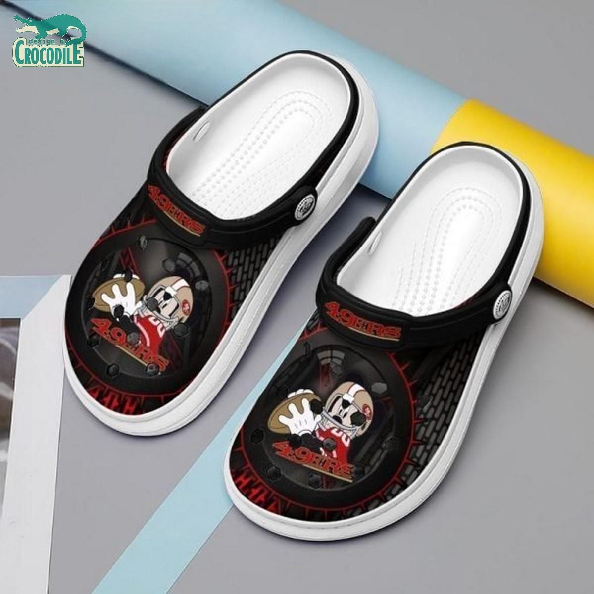 Mickey Mouse Cartoon Crocs Crocband Clogs Shoes Comfortable For Men Women and Kids