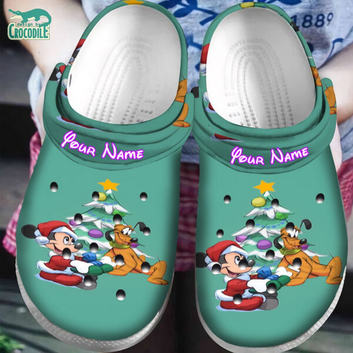 Mickey Mouse Cartoon Crocs Crocband Clogs Shoes Comfortable For Men Women and Kids