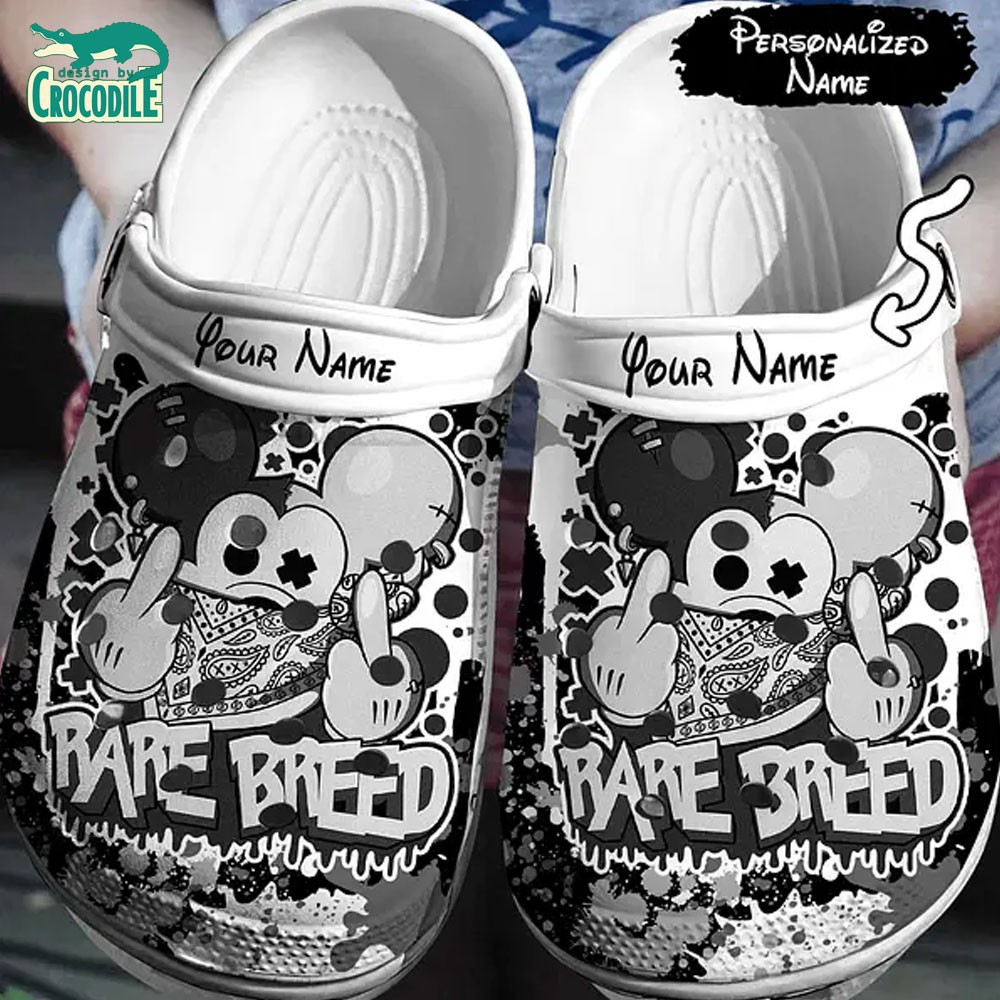 Mickey Mouse Cartoon Crocs Crocband Clogs Shoes Comfortable For Men Women and Kids