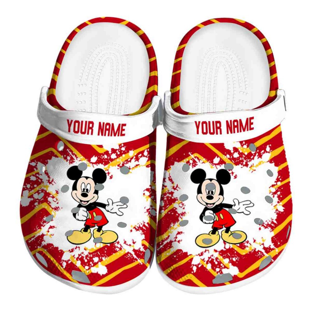 Mickey Mouse Cartoon Crocs Crocband Clogs Shoes Comfortable For Men Women and Kids
