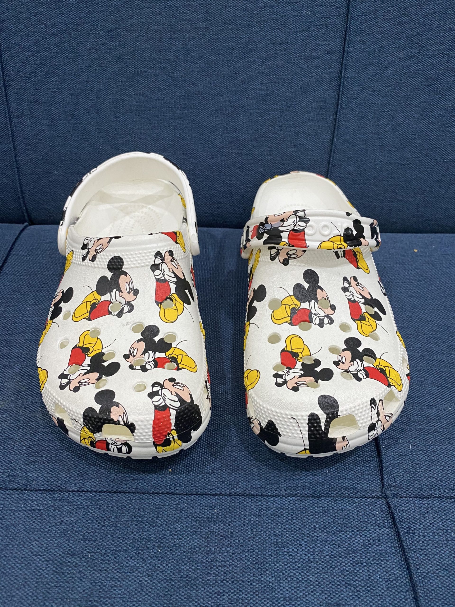 Mickey Mouse Cartoon Crocs Crocband Shoes Clogs Custom Name For Men Women And Kids