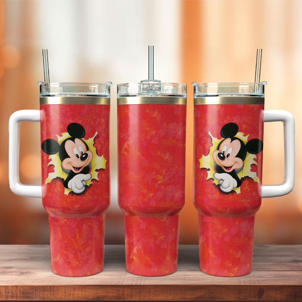 Mickey Mouse Cartoon Custom Stanley Cup 40 oz 30 oz Tumbler With HandleTVC2301348