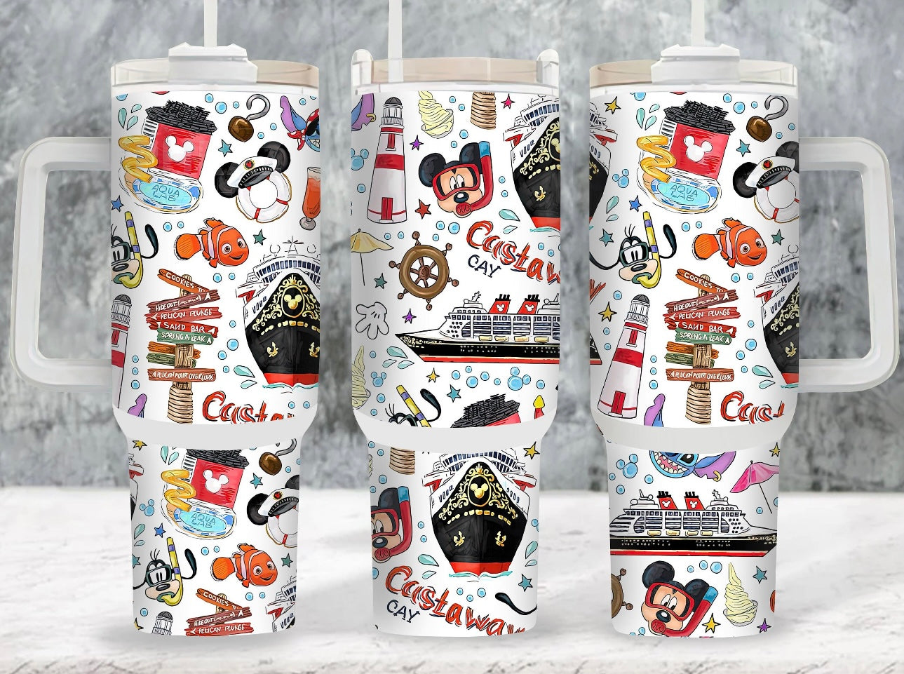 Mickey Mouse Cartoon Custom Stanley Cup 40 oz 30 oz Tumbler With HandleTVC2301751