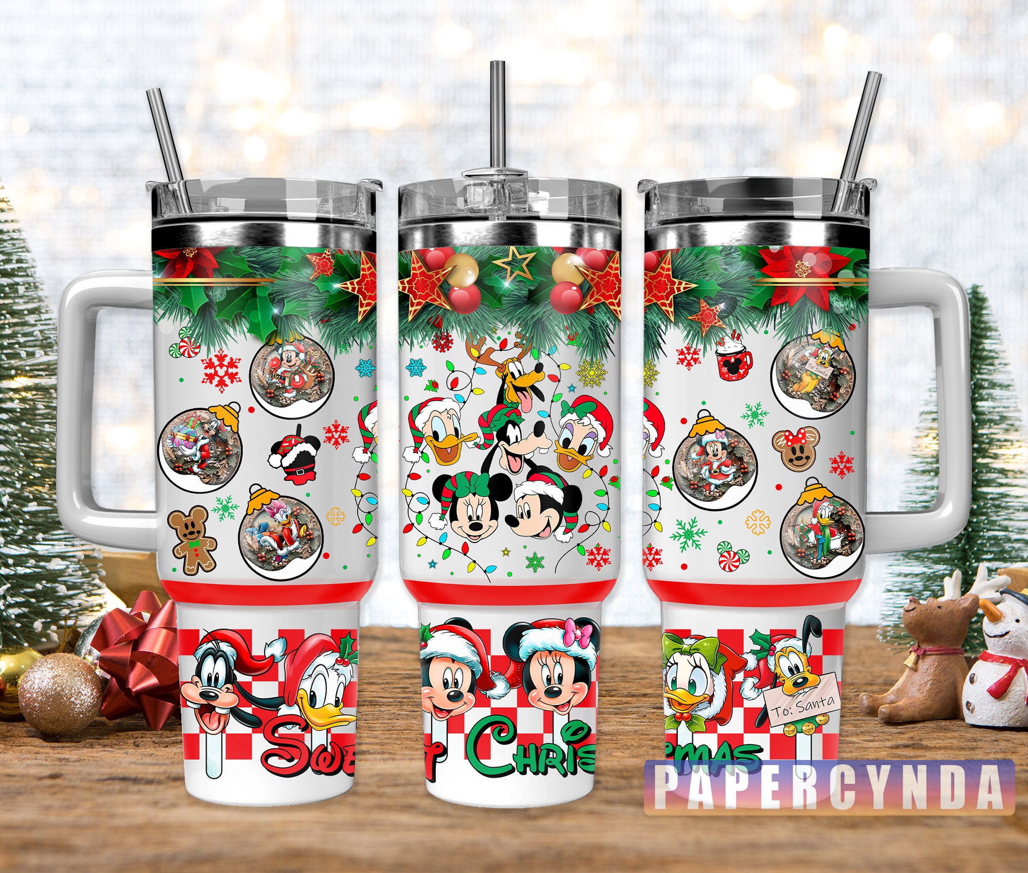 Mickey Mouse Christmas Custom Stanley Cup 40 oz 30 oz Tumbler With HandleTVC2301843