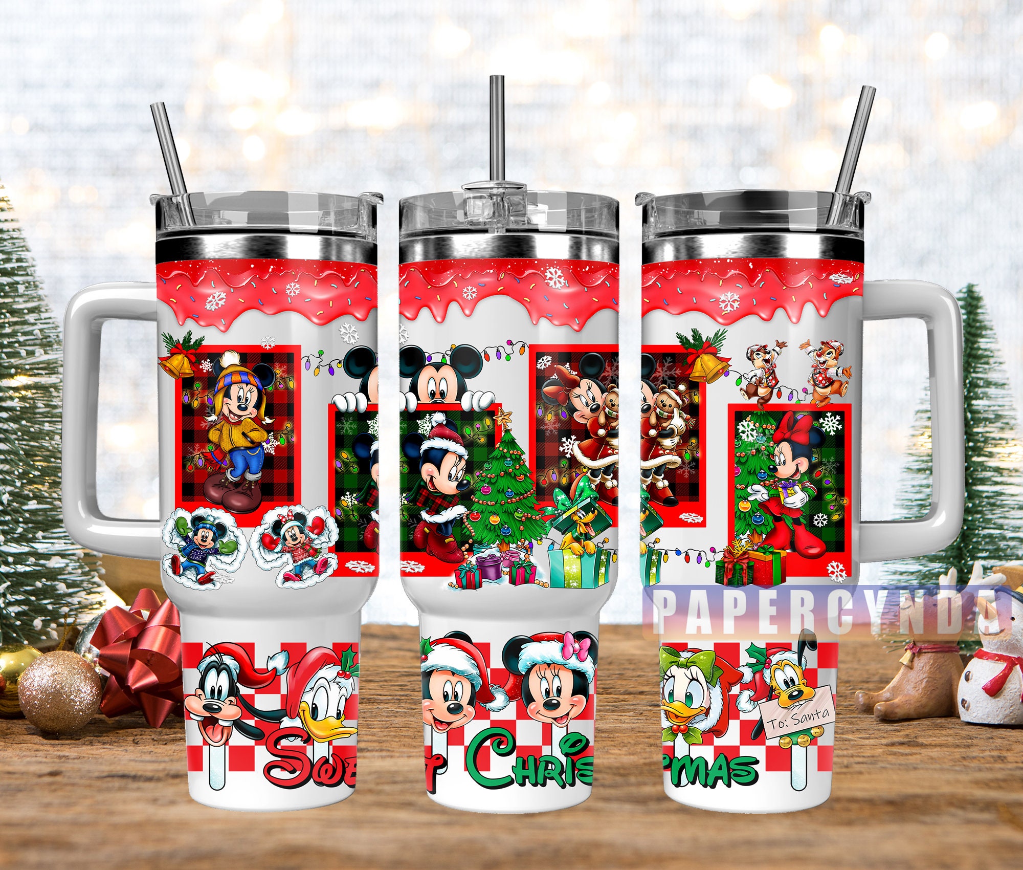 Mickey Mouse Christmas Custom Stanley Cup 40 oz 30 oz Tumbler With HandleTVC2301844