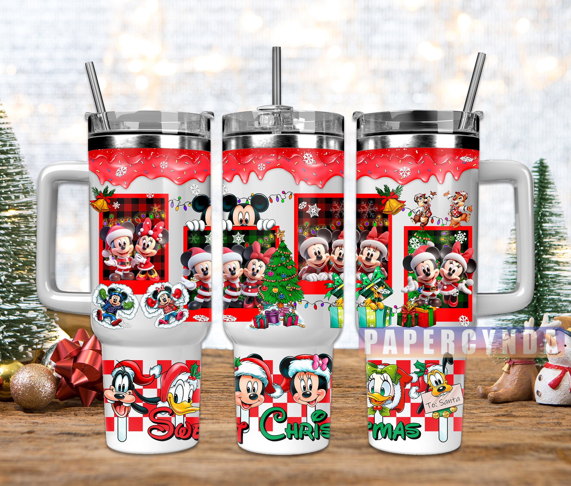Mickey Mouse Christmas Custom Stanley Cup 40 oz 30 oz Tumbler With HandleTVC2301845