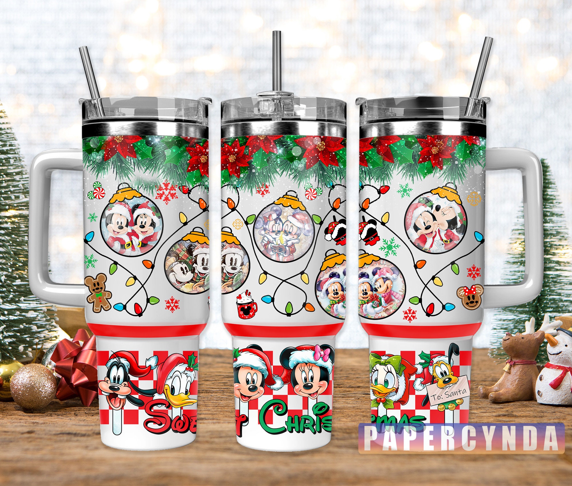 Mickey Mouse Christmas Custom Stanley Cup 40 oz 30 oz Tumbler With HandleTVC2301846