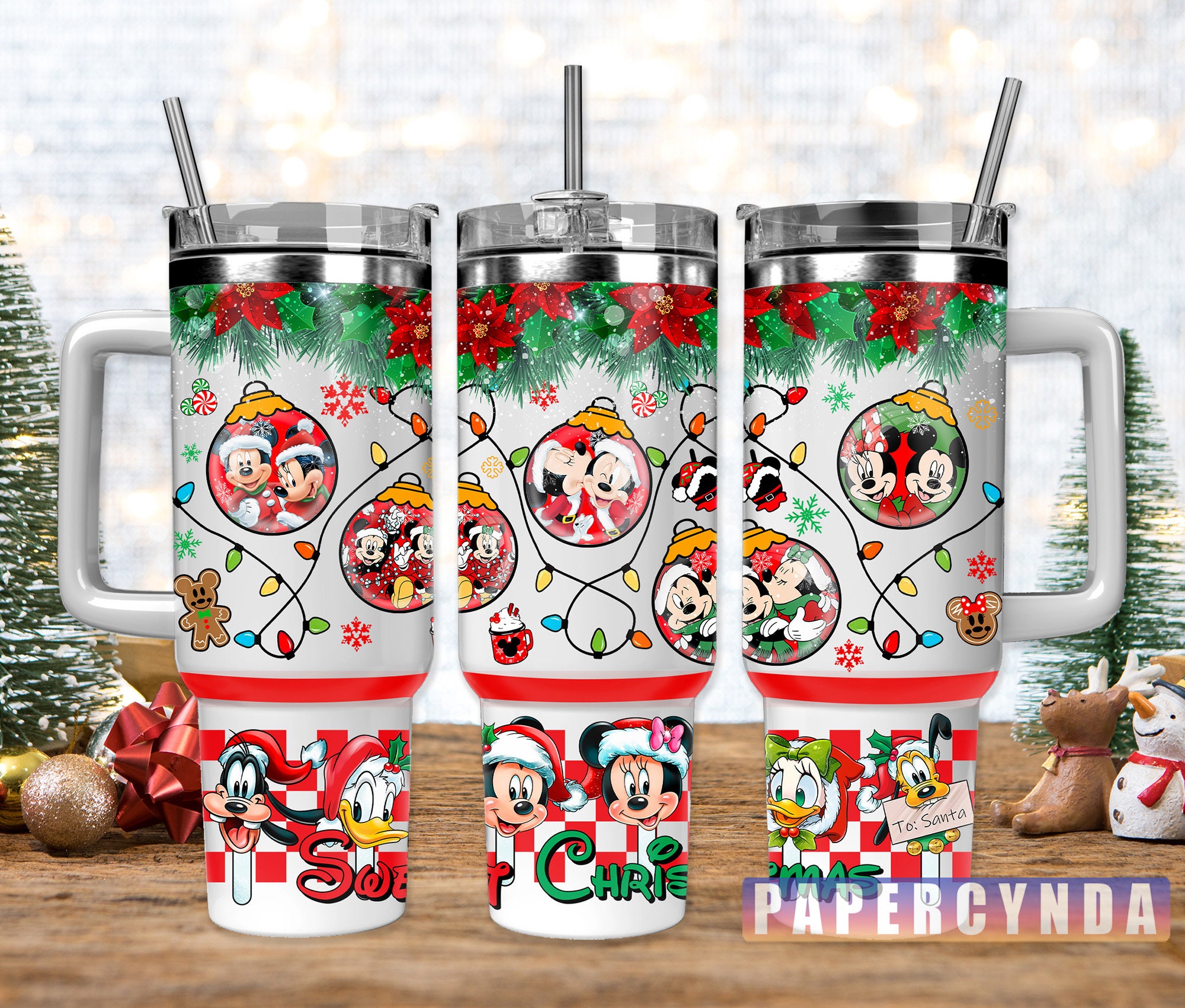 Mickey Mouse Christmas Custom Stanley Cup 40 oz 30 oz Tumbler With HandleTVC2301846