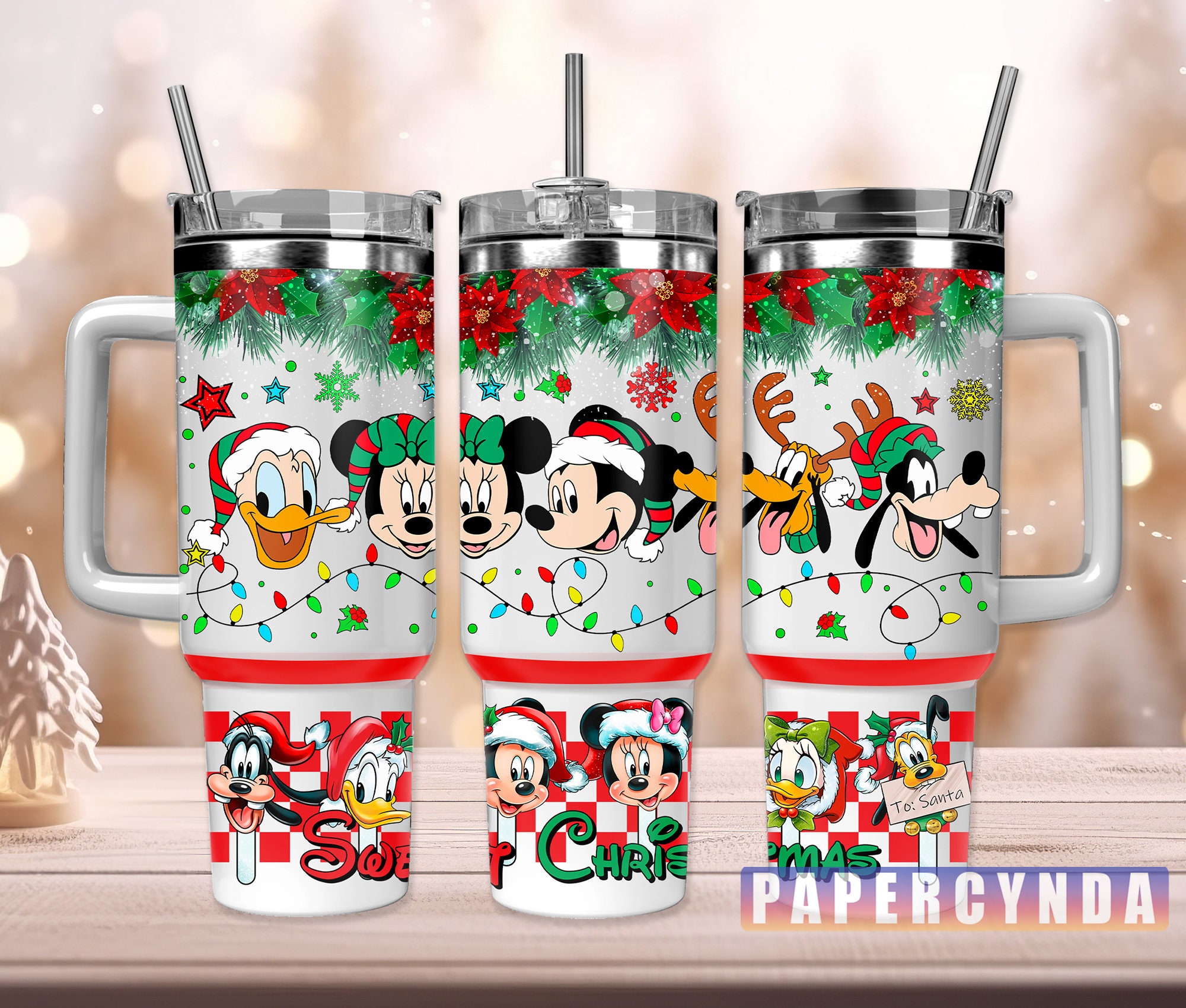 Mickey Mouse Christmas Custom Stanley Cup 40 oz 30 oz Tumbler With HandleTVC2301846
