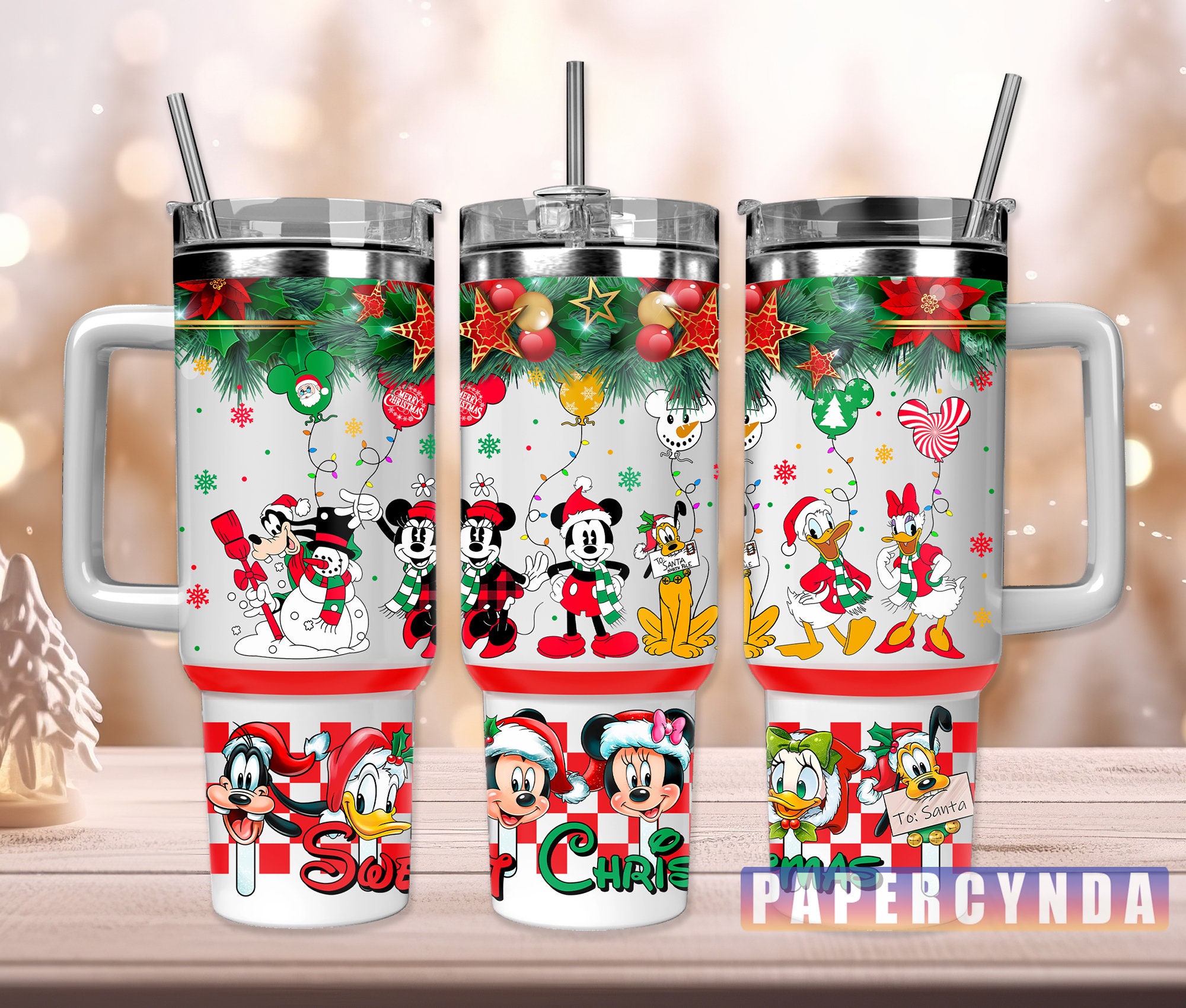 Mickey Mouse Christmas Custom Stanley Cup 40 oz 30 oz Tumbler With HandleTVC2301846