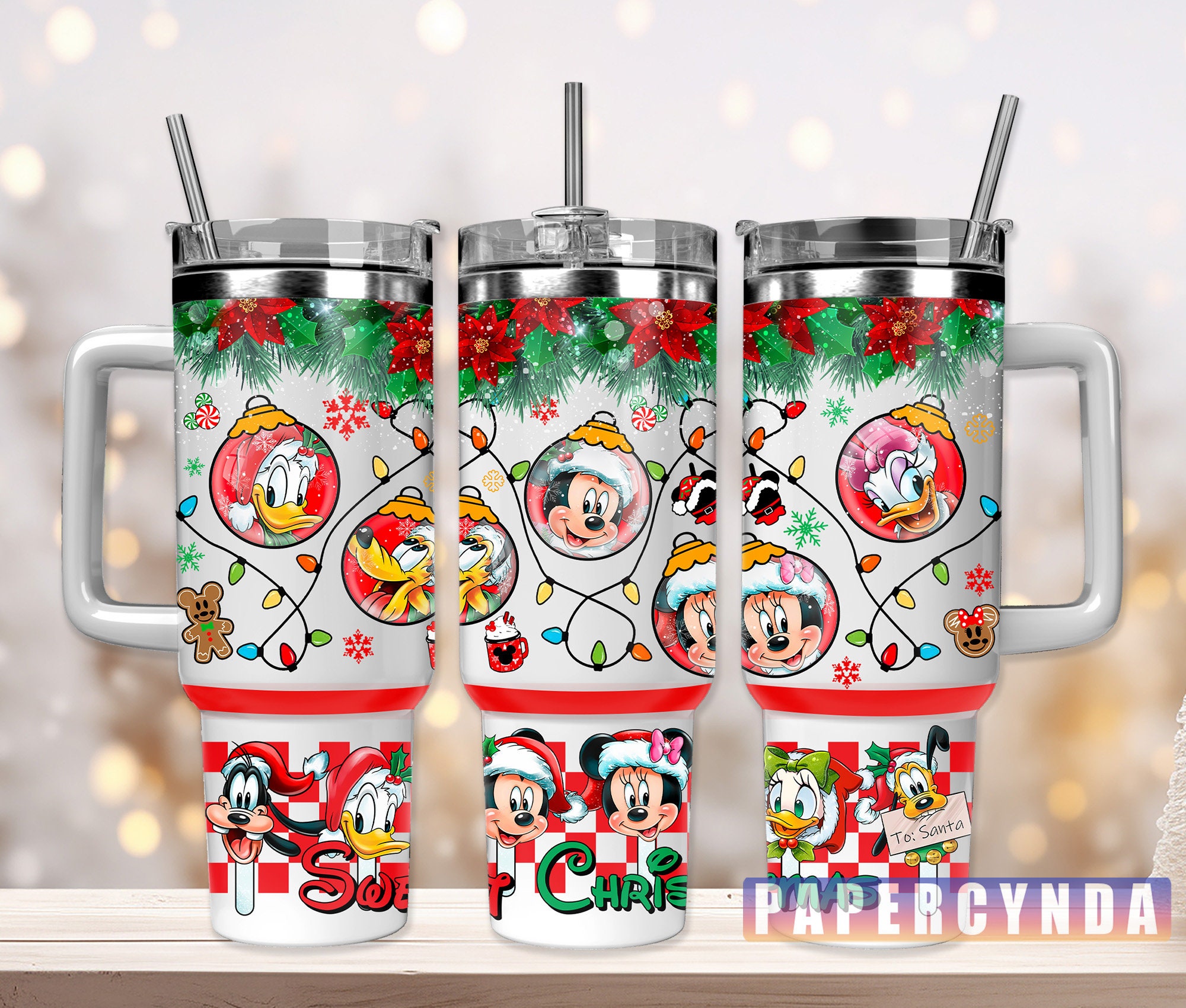 Mickey Mouse Christmas Custom Stanley Cup 40 oz 30 oz Tumbler With HandleTVC2301846