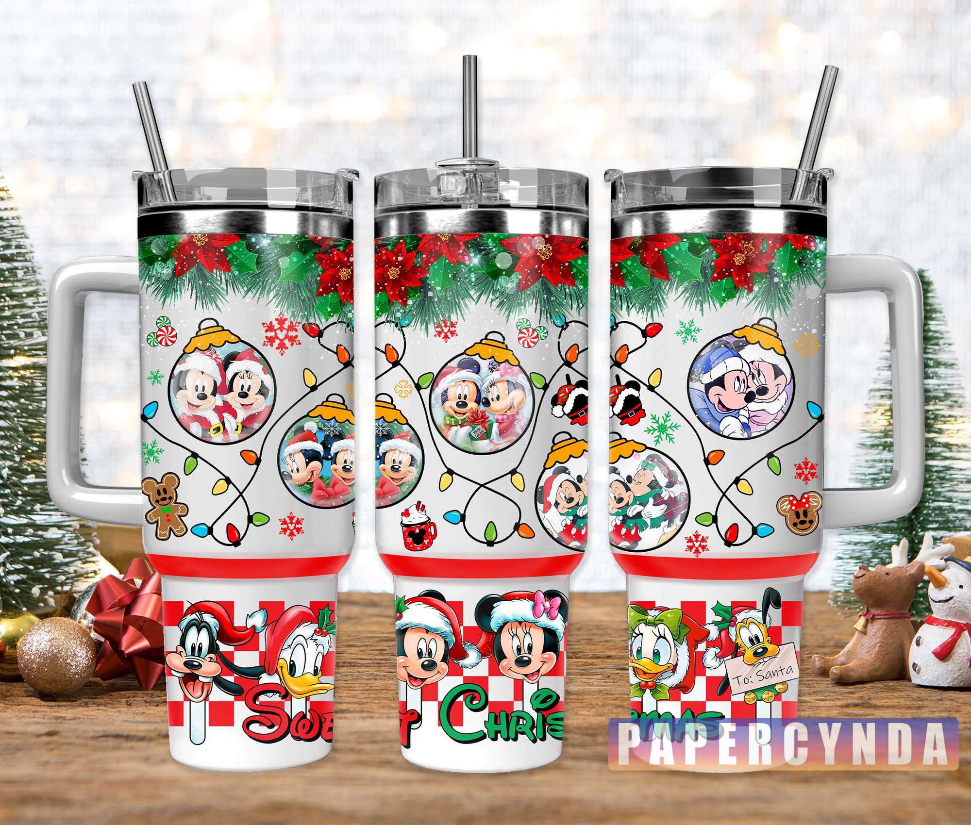 Mickey Mouse Christmas Custom Stanley Cup 40 oz 30 oz Tumbler With HandleTVC2301846