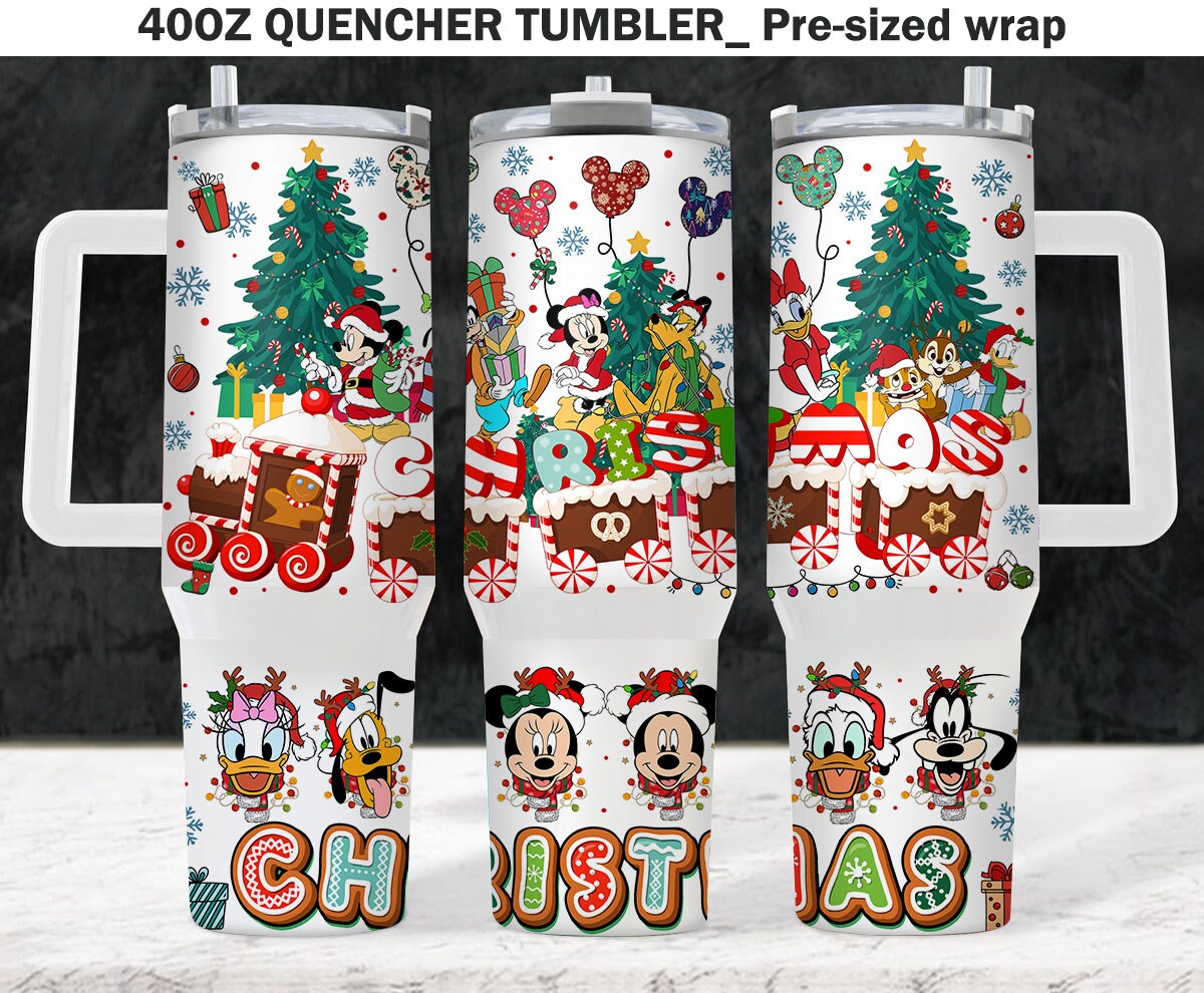 Mickey Mouse Christmas Disney Cartoon Custom Stanley Cup 40 oz 30 oz Tumbler With HandleTVC2301895