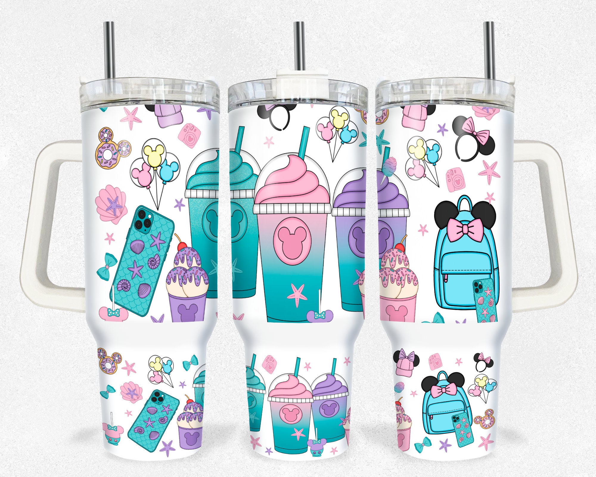 Mickey Mouse Disney Cartoon Custom Stanley Cup 40 oz 30 oz Tumbler With HandleTVC2301156