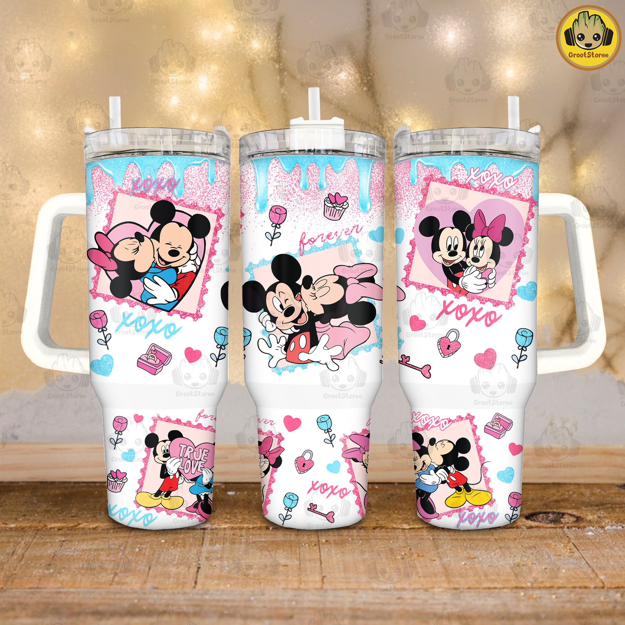 Mickey Mouse Disney Cartoon Custom Stanley Cup 40 oz 30 oz Tumbler With HandleTVC2301912