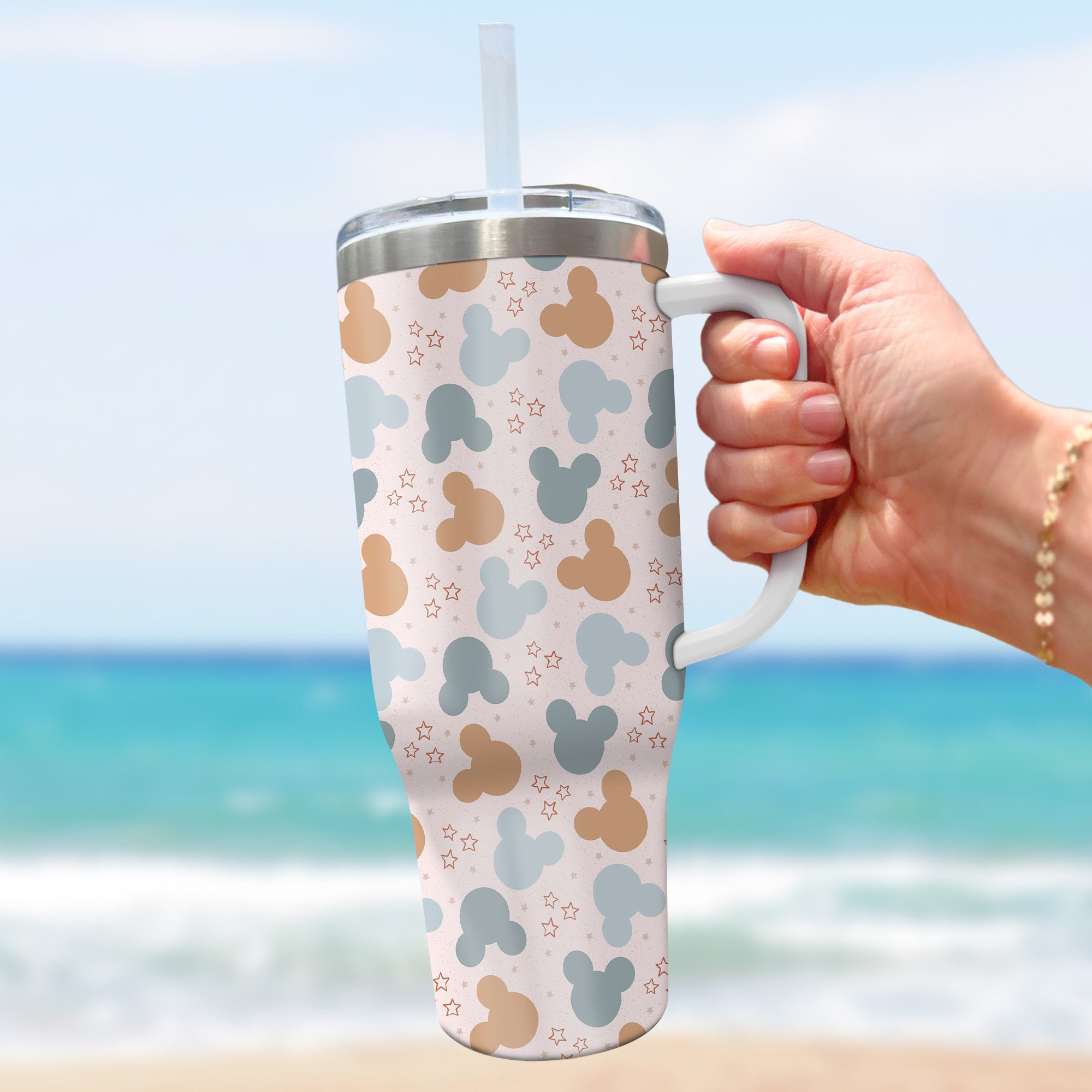 Mickey Mouse Disney Cartoon Custom Stanley Cup 40 oz 30 oz Tumbler With HandleTVC2301973 - Image 3