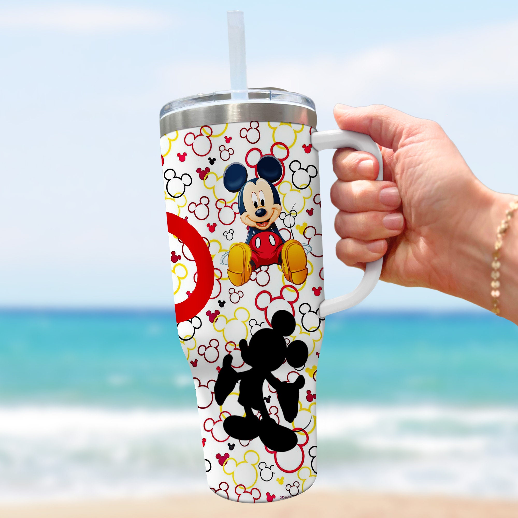 Mickey Mouse Disney Cartoon Custom Stanley Cup 40 oz 30 oz Tumbler With HandleTVC2301973 - Image 3