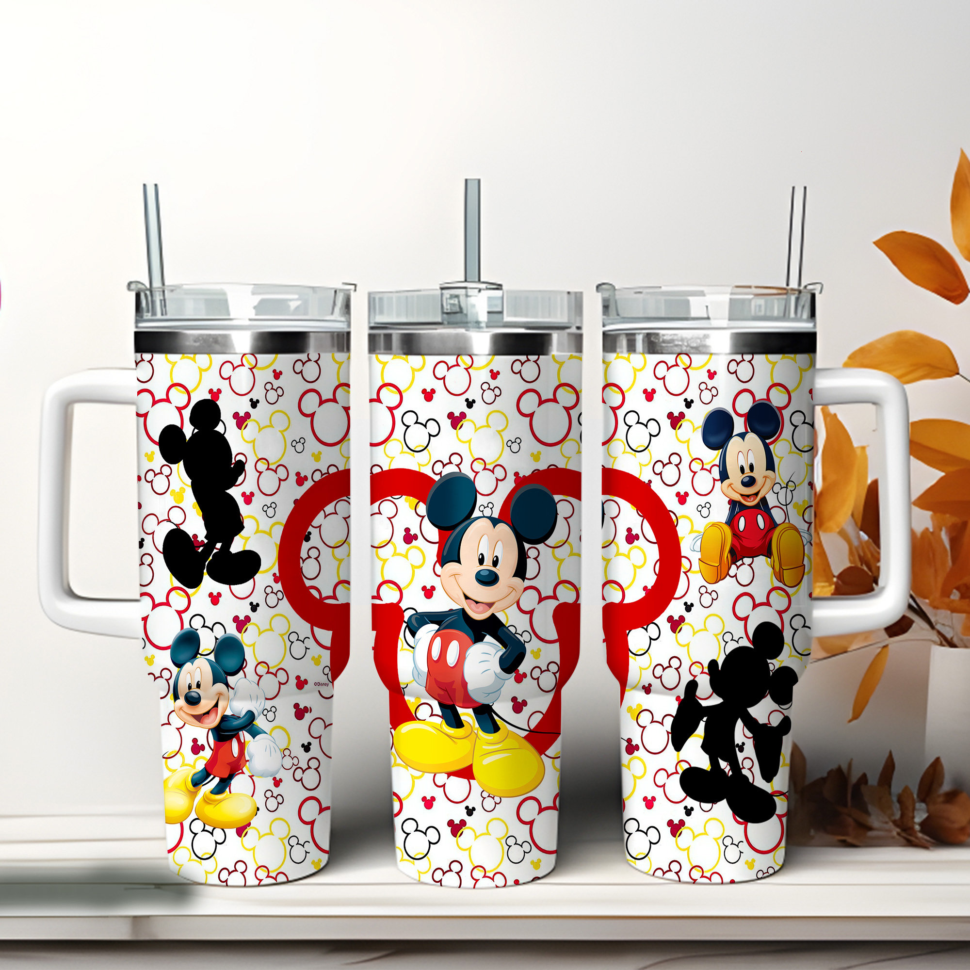 Mickey Mouse Disney Cartoon Custom Stanley Cup 40 oz 30 oz Tumbler With HandleTVC2301973
