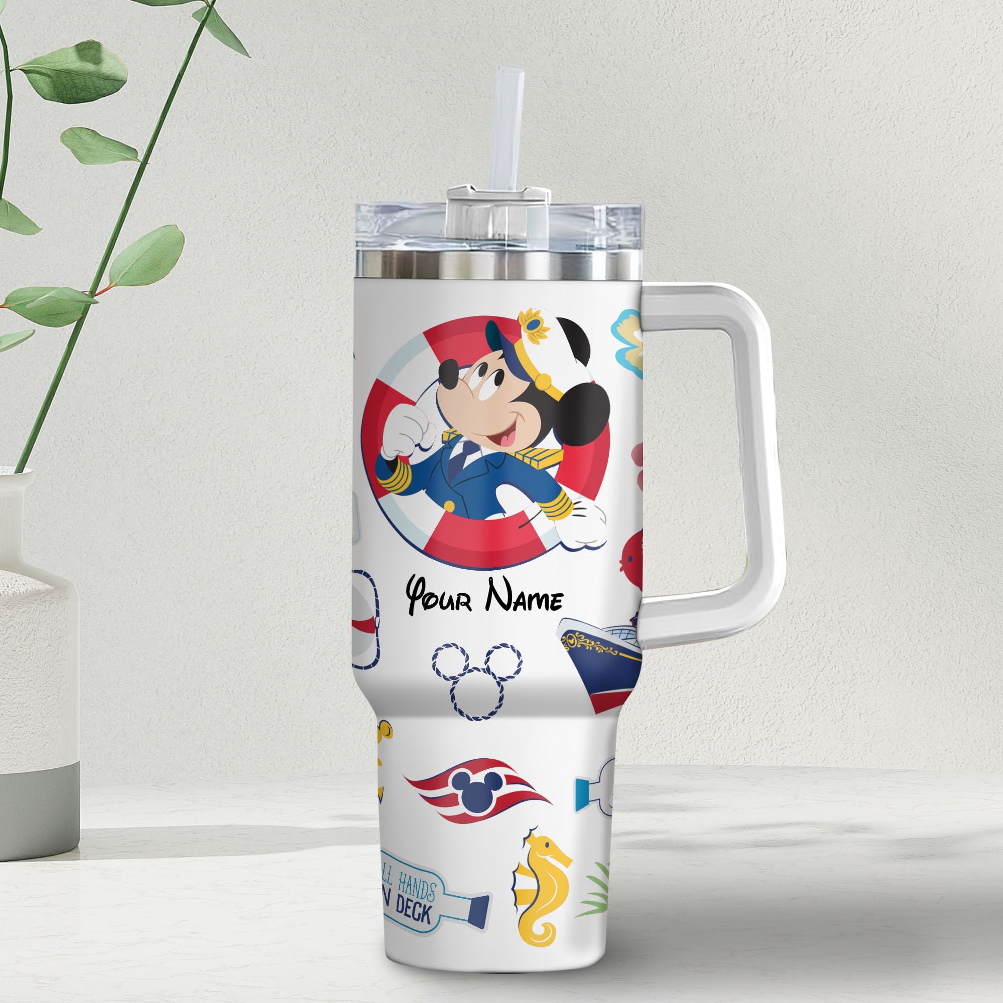 Mickey Mouse Disney Cartoon Custom Stanley Cup 40 oz 30 oz Tumbler With HandleTVC2301975
