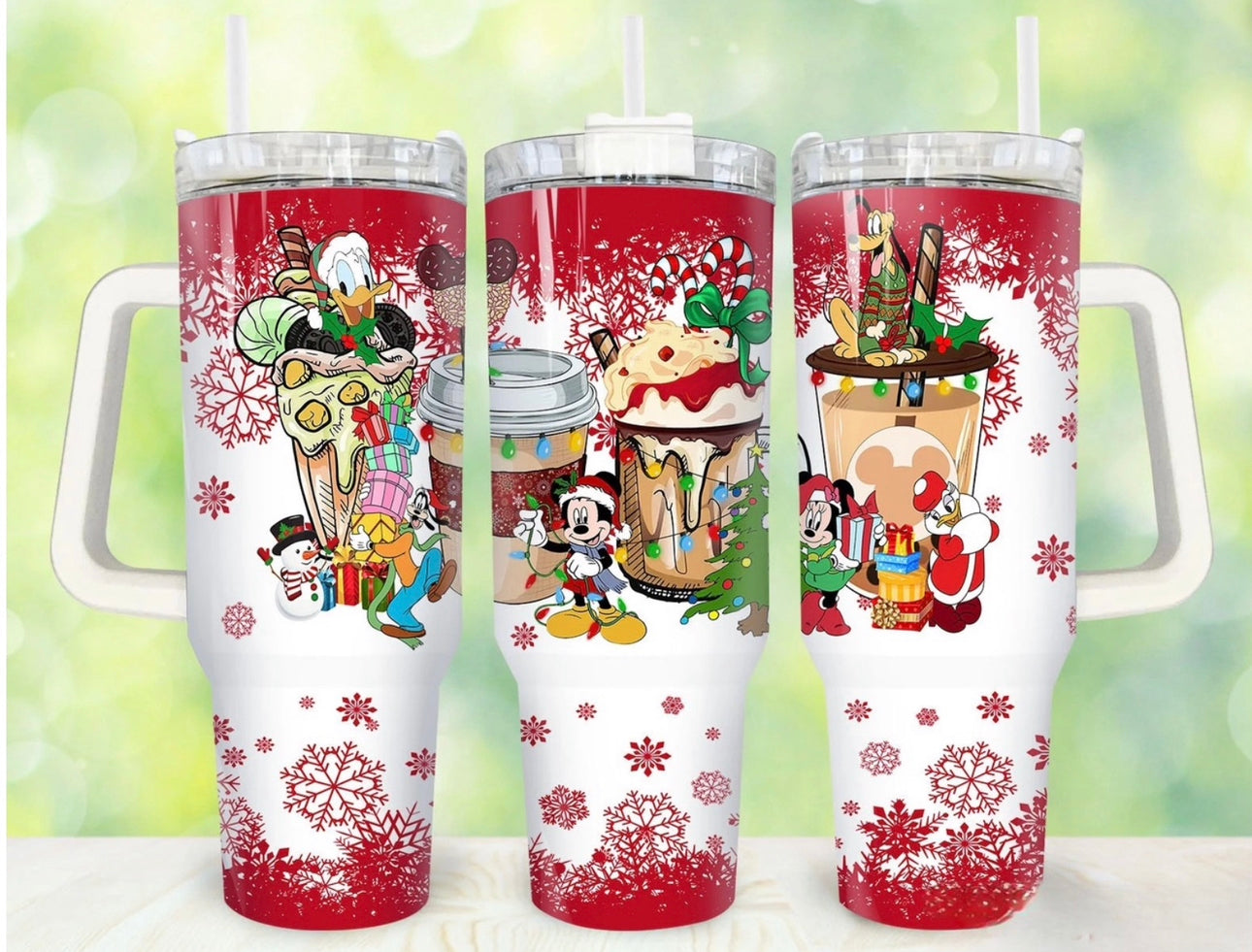 Mickey Mouse Holiday Cartoon Custom Stanley Cup 40 oz 30 oz Tumbler With HandleTVC2301753