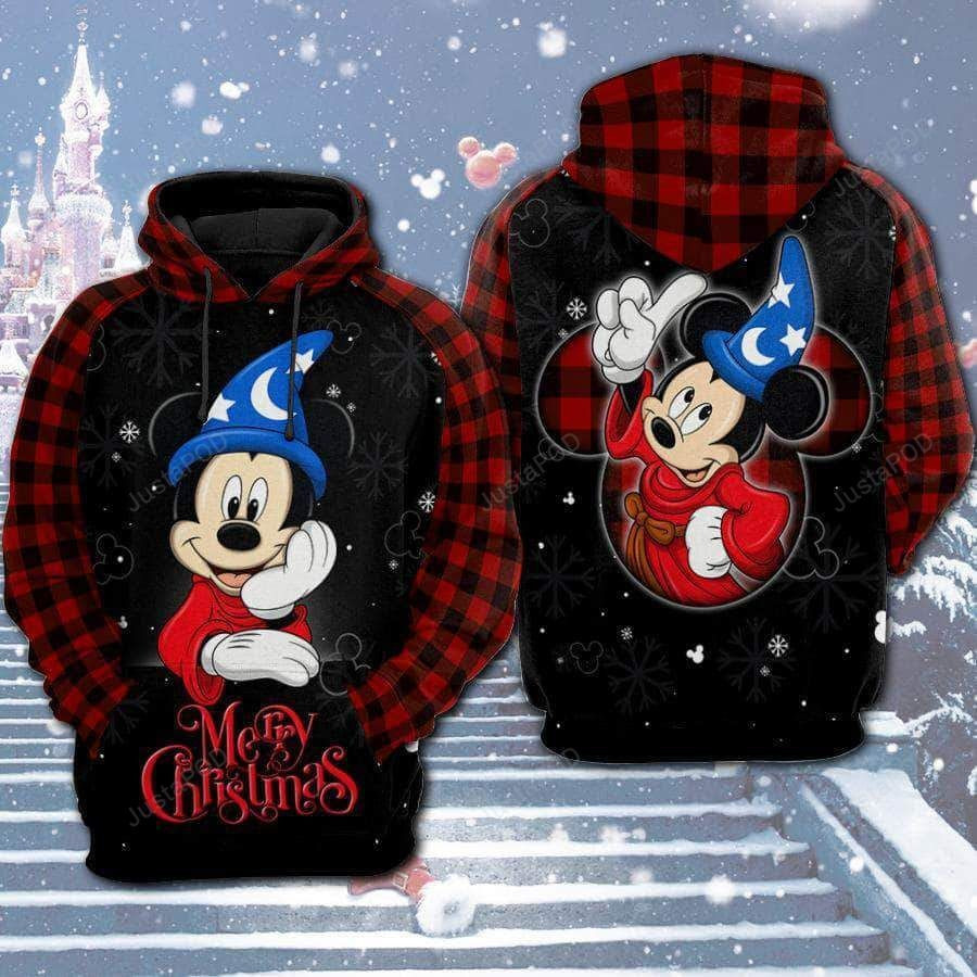 Mickey Mouse Merry Christmas Ugly Christmas Sweater Adult 3D Funny Matching for family