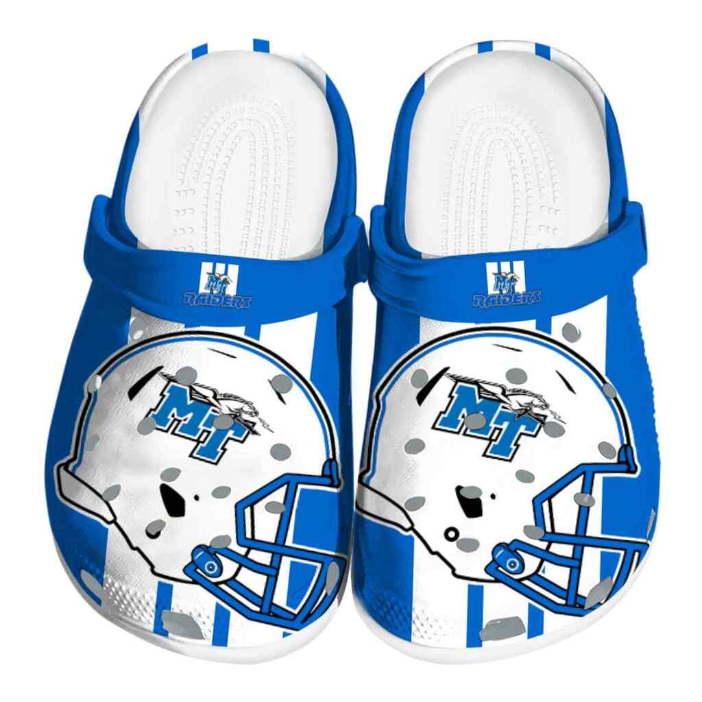 Middle Tennessee Blue Raiders Helmet Stripes ClogTVC1801781