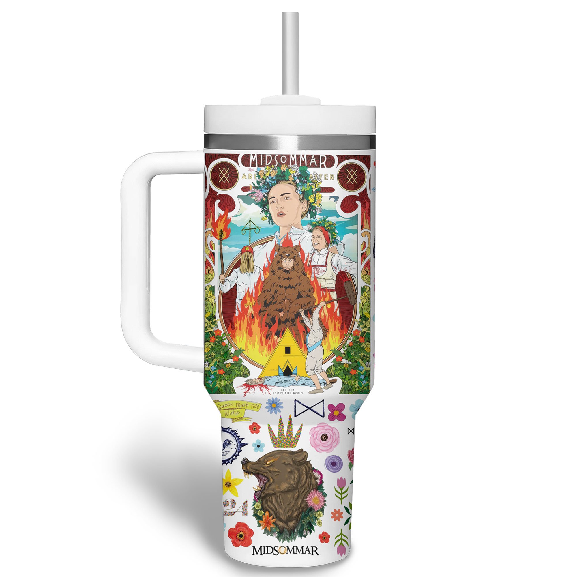 Midsommar Movies Custom Stanley Cup 40 oz 30 oz Tumbler With HandleTVC2301512