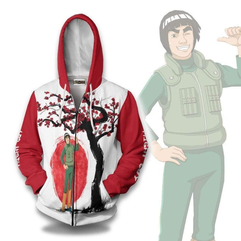 Might Guy 3D All Over Print Hoodie, Zip Hoodie