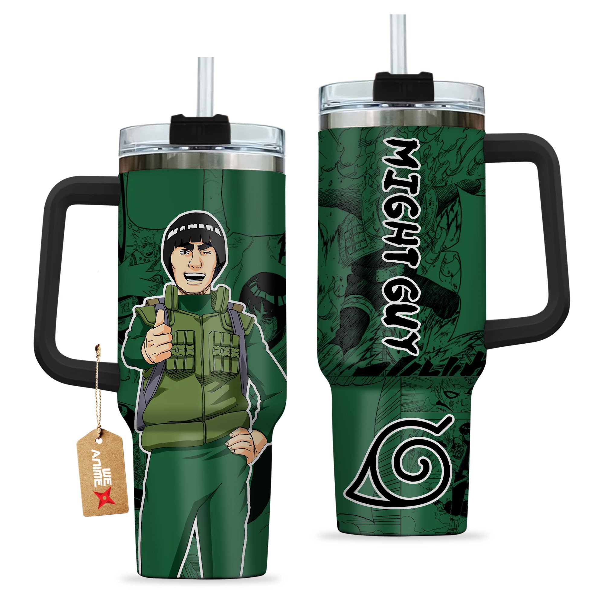 Might Guy Naruto Anime Custom Stanley Cup 40 oz 30 oz Tumbler With HandleTVC2301203