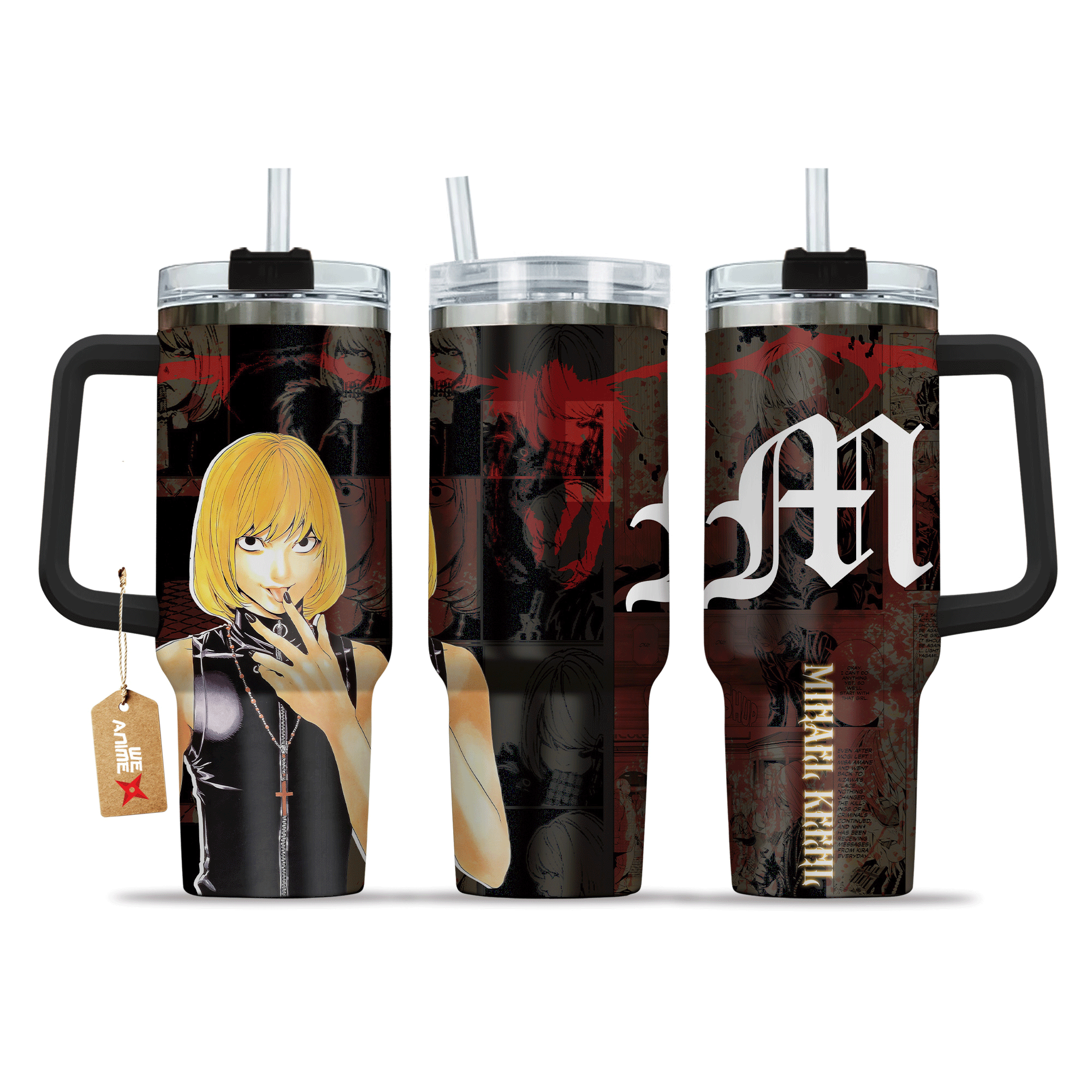 Mihael Keehl Mello Death Note Anime Custom Stanley Cup 40 oz 30 oz Tumbler With HandleTVC2301210