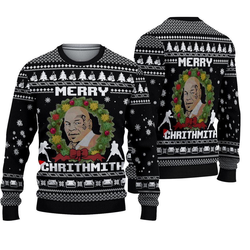 Mike Tyson Merry Christmith Christmas Sweater