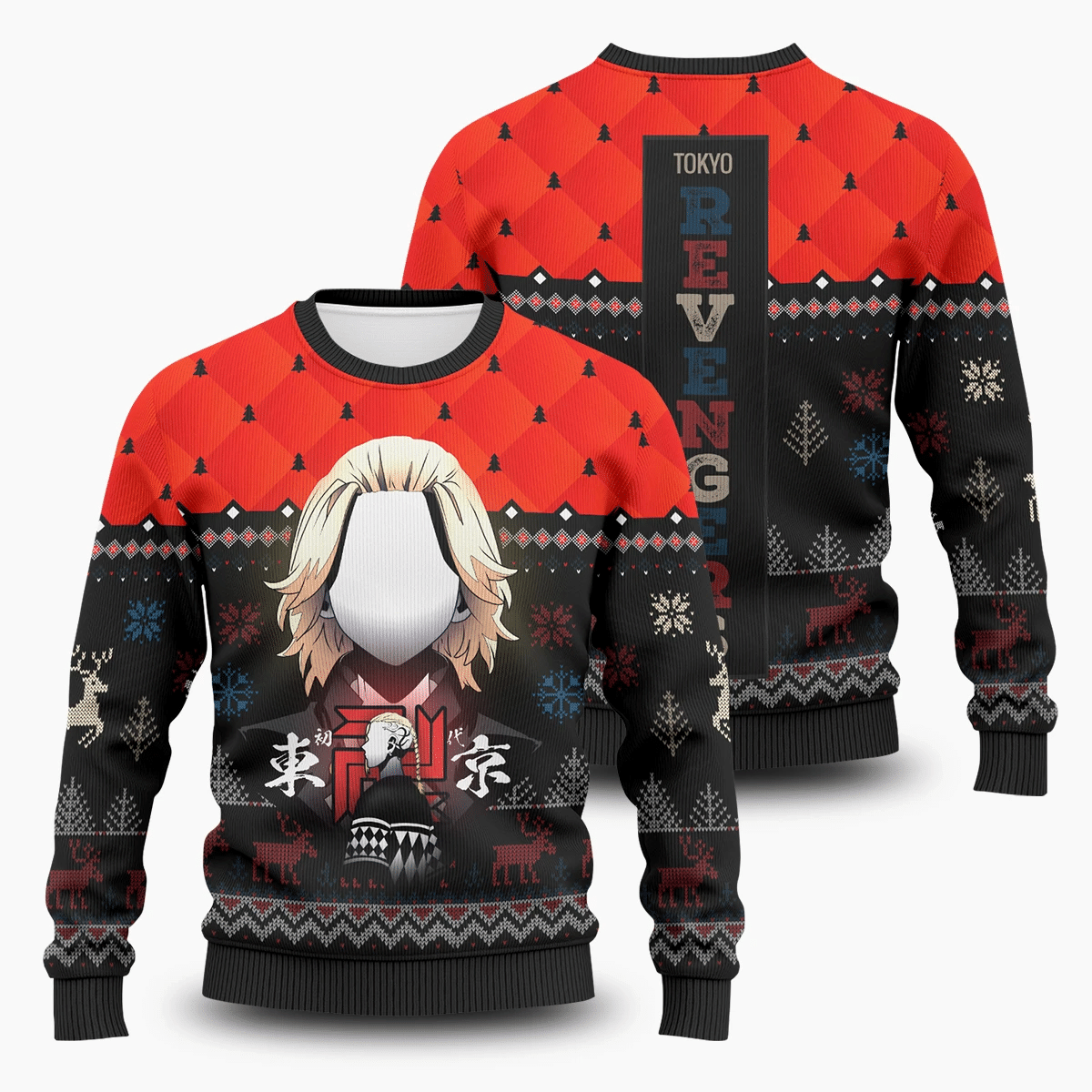 Mikey Ken Ugly Christmas Sweater Adult 3D Funny Matching for family