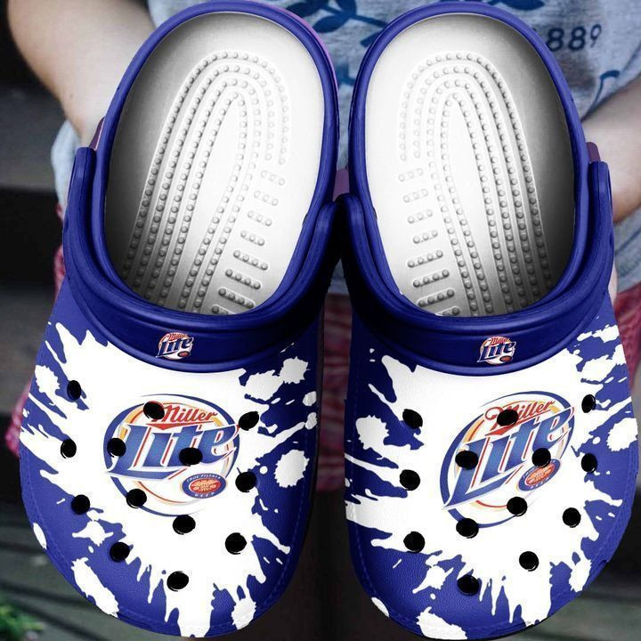 Miller Lite Beer clog Shoes
