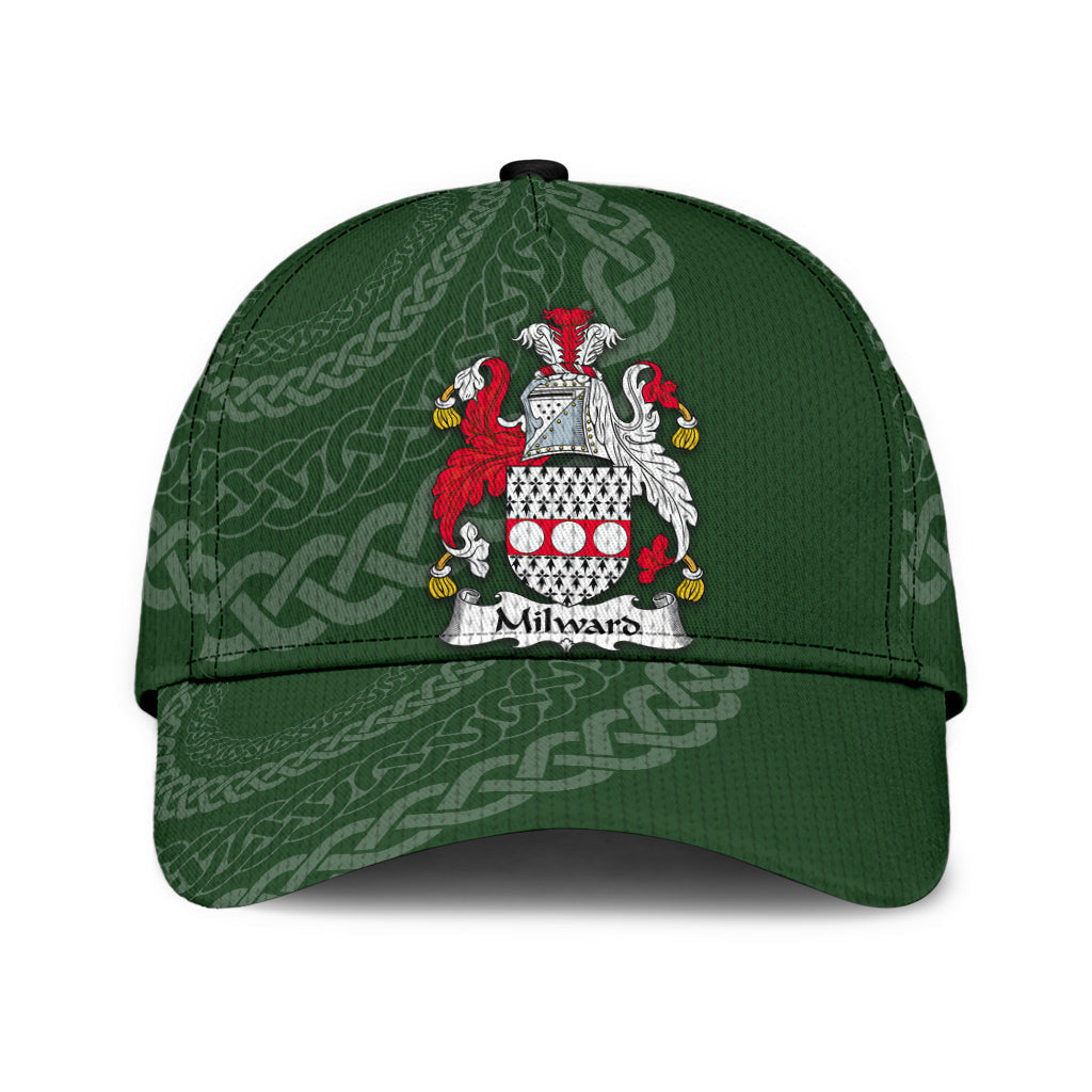 Milward Coat Of Arms - Irish Family Crest St Patrick's Day Hat Classic Cap Trucker Hats Custom Hats Gifts For Men & Women