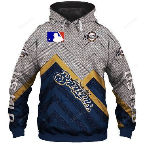 Milwaukee Brewers 3D All Over Print Hoodie, Zip Hoodie