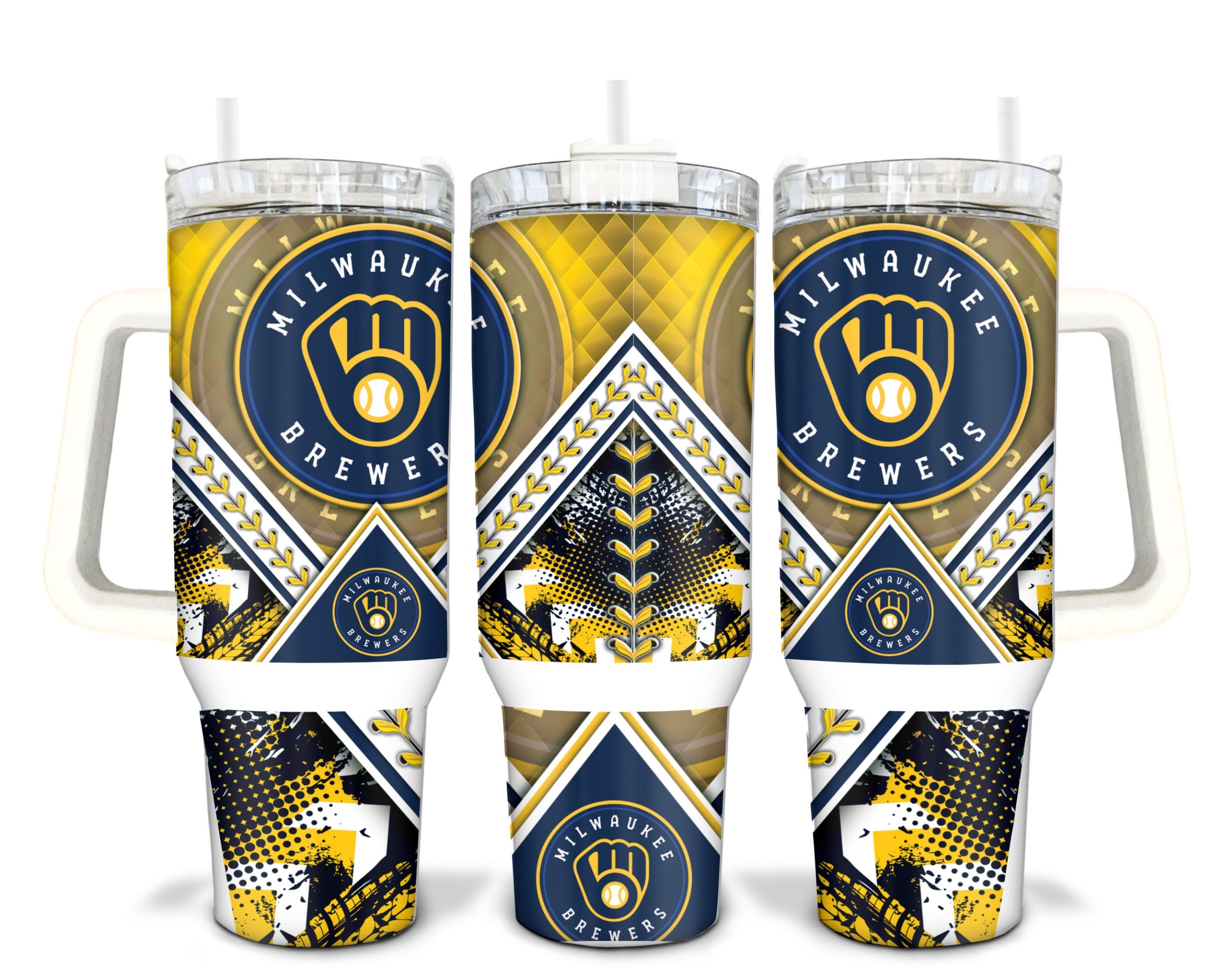 Milwaukee Brewers MLB Custom Stanley Cup 40 oz 30 oz Tumbler With HandleTVC2301905