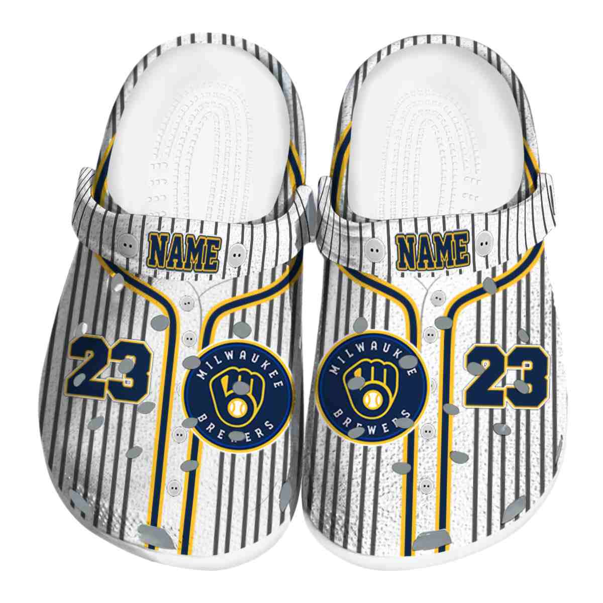Milwaukee Brewers MLB Sport Crocs Crocband Clogs Shoes Comfortable For Men Women and Kids