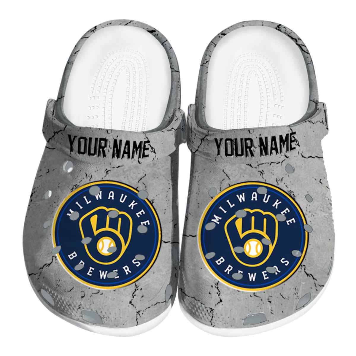Milwaukee Brewers MLB Sport Crocs Crocband Clogs Shoes Comfortable For Men Women and Kids