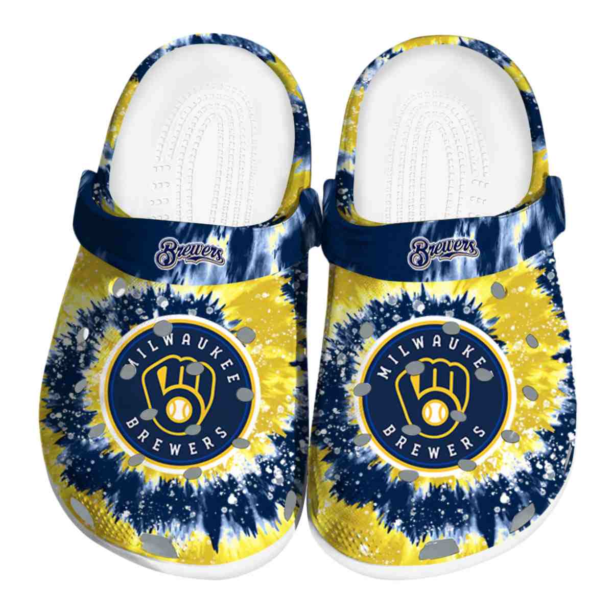 Milwaukee Brewers MLB Sport Crocs Crocband Clogs Shoes Comfortable For Men Women and Kids