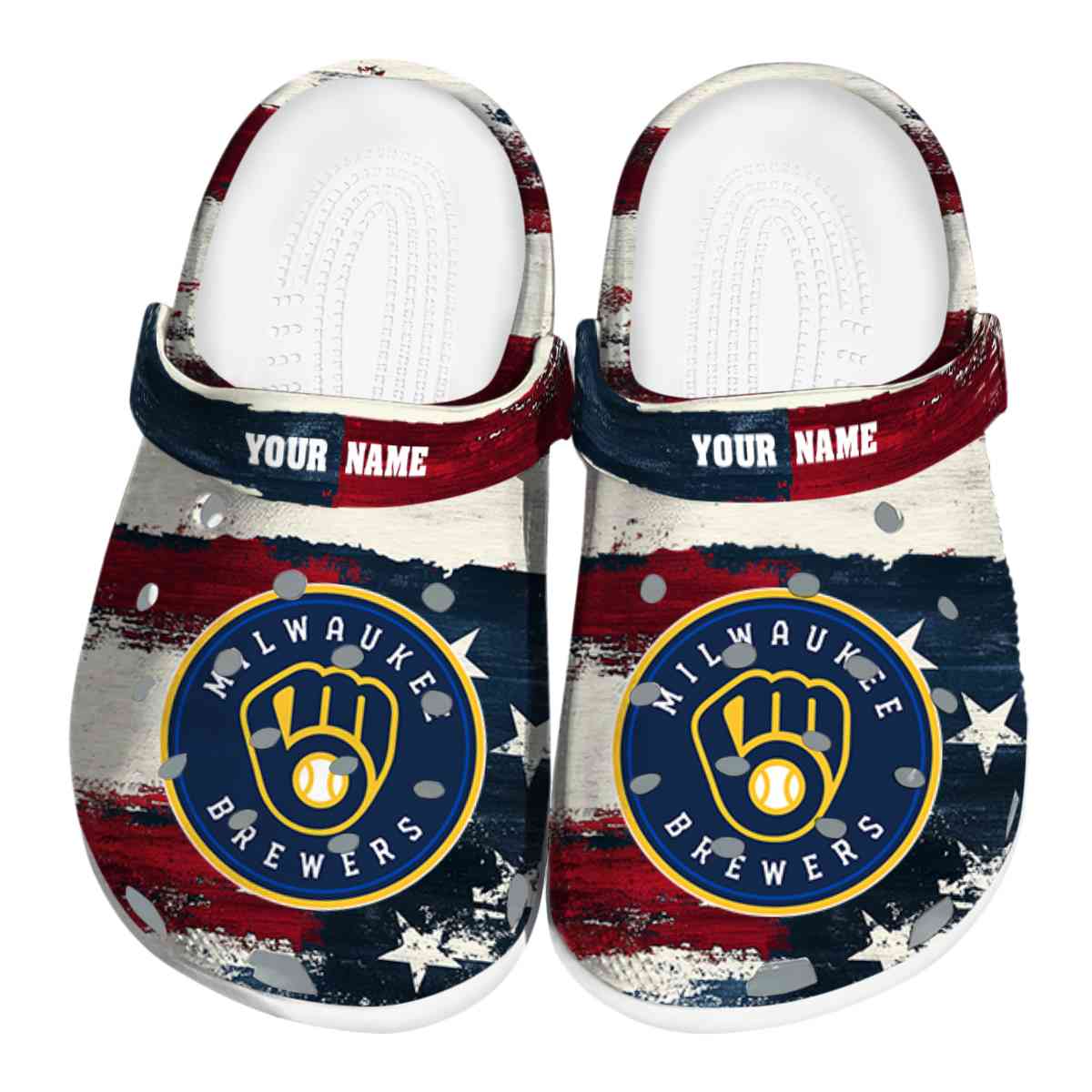 Milwaukee Brewers MLB Sport Crocs Crocband Clogs Shoes Comfortable For Men Women and Kids