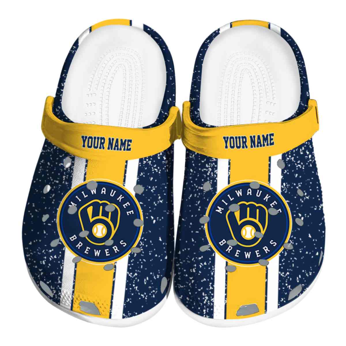 Milwaukee Brewers MLB Sport Crocs Crocband Clogs Shoes Comfortable For Men Women and Kids