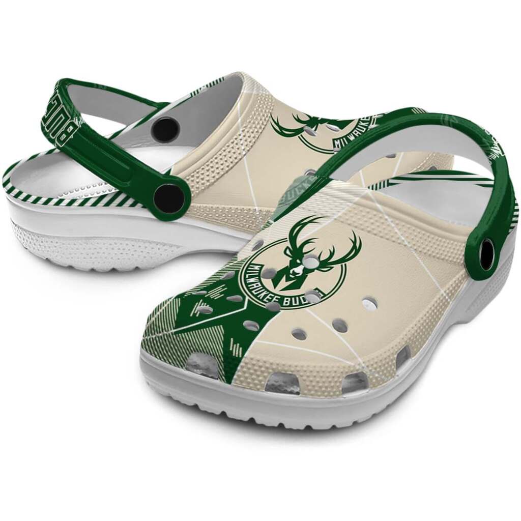 Milwaukee Bucks Geometric Background ClogTVC1801710 - Image 3